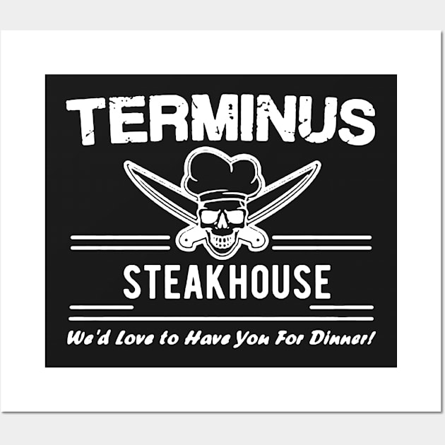 Terminus Steakhouse Wall Art by DesignShirt